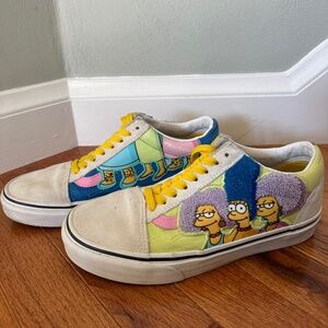 Vans x The Simpsons Old Skool Bouviers Sisters Sneaker Shoes